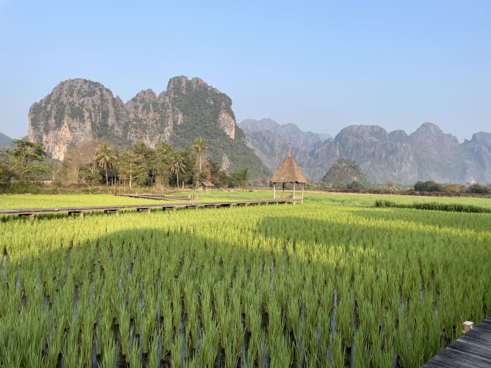 Gartenanlage Hotel Vieng Tara Villa