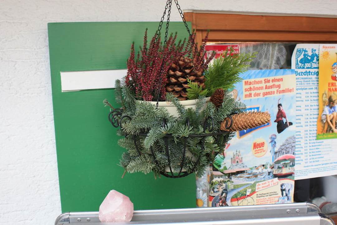 Am Eingang Ferienwohnungen Wiesenlehen