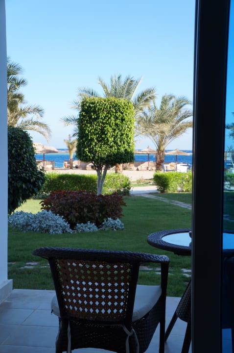 Blick vom Zimmer Coral Sun Beach
