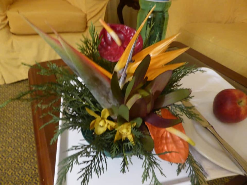 Kwiaty na powitanie Hotel Riu Madeira