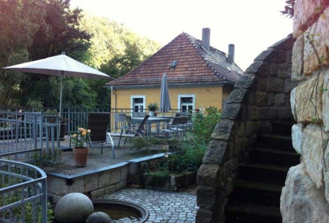 Terrasse Saxonia Apartmenthaus Saxonia
