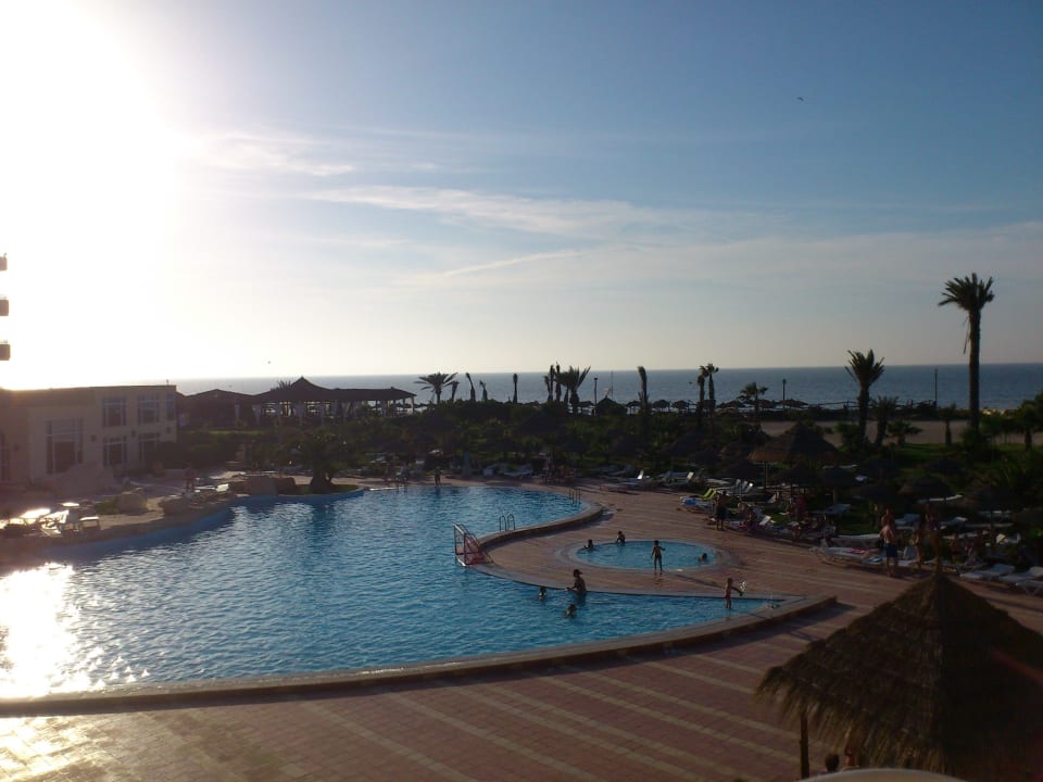 Unser Zimmerausblick Skanes Serail Aquapark