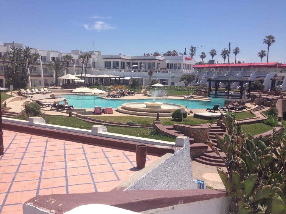 Blick auf den Pool Hotel Casablanca Le Lido Thalasso & Spa