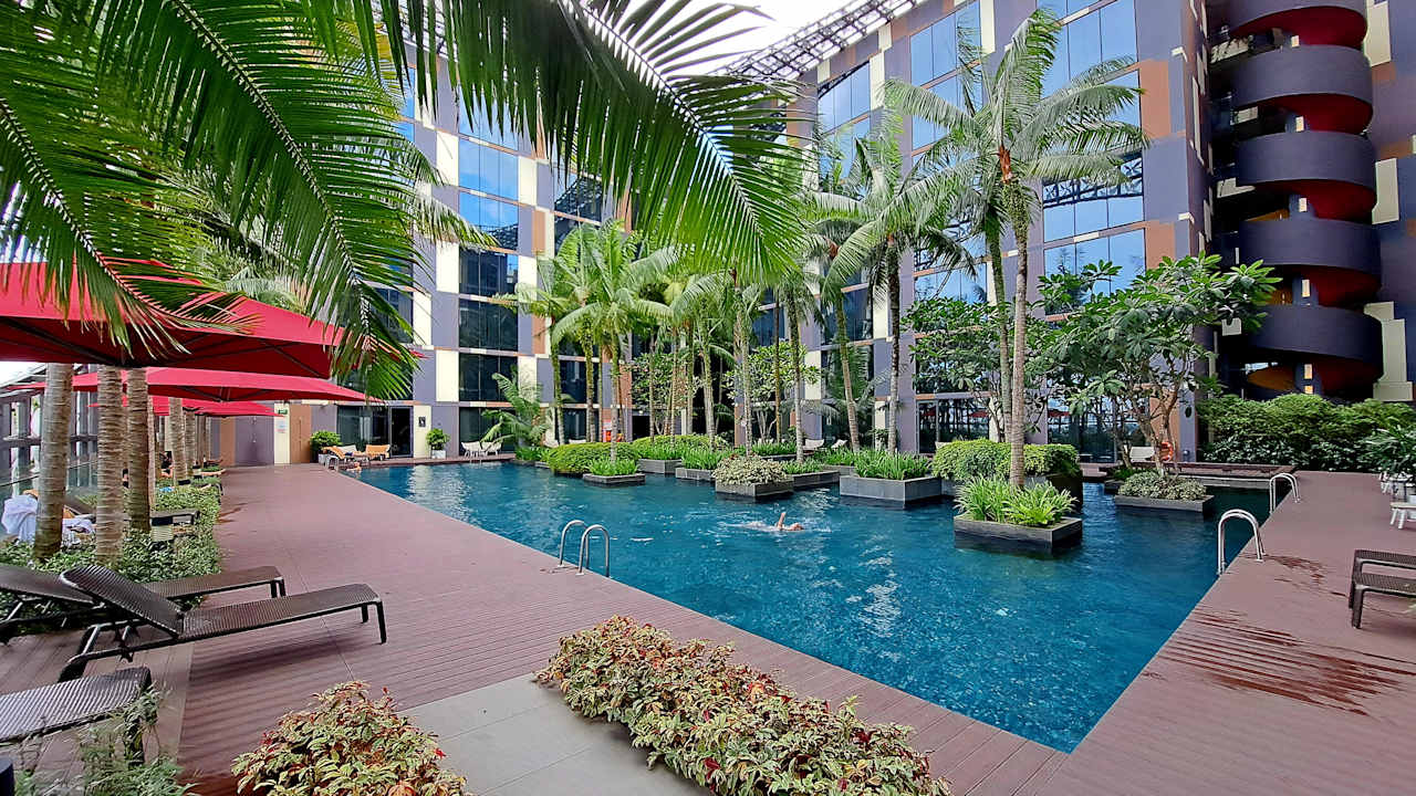 Pool Hotel Crowne Plaza Changi Airport