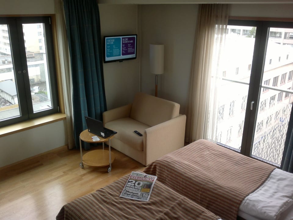 Standard corner room in 6th floor Hotel Scandic Tampere City