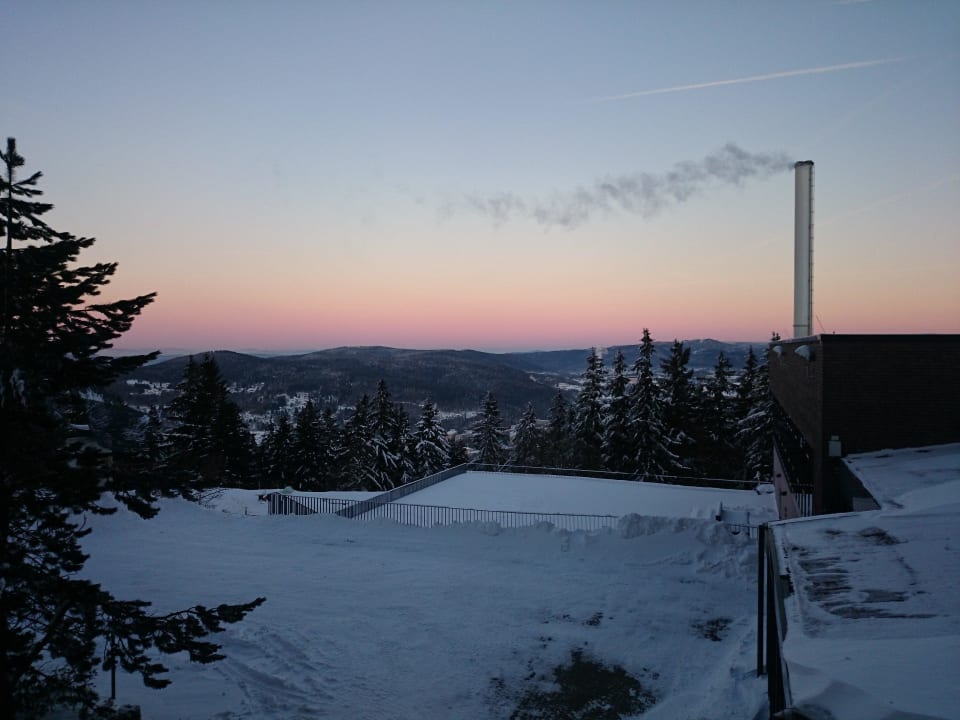 Aussicht aus dem Fenster Ringberg Hotel