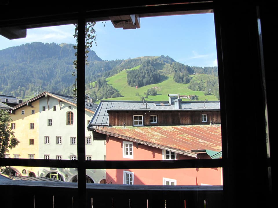 Blick auf den Hahnenkamm Hotel Zur Tenne