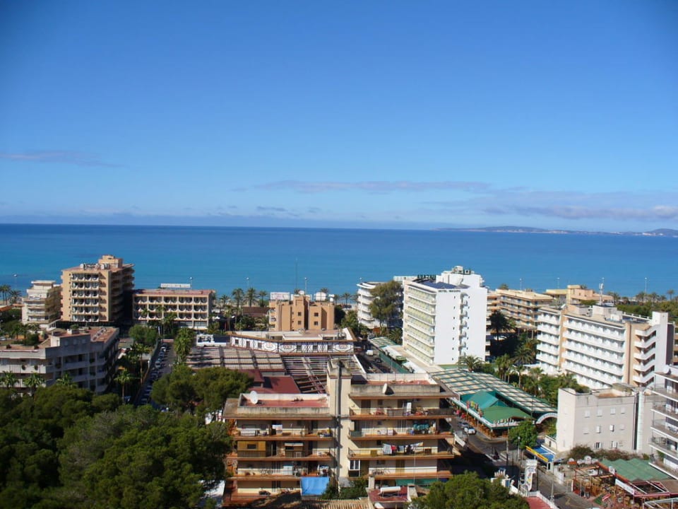 Ausblick aus dem 11. Stock Aubamar Bali