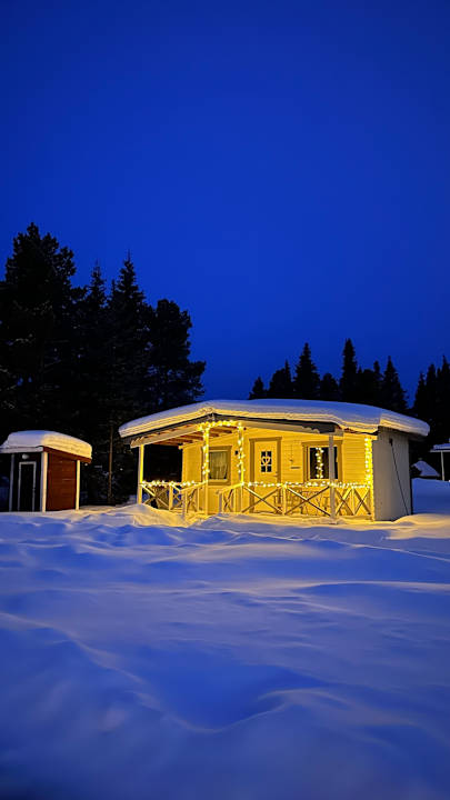Zimmer Aurora River Camp Glass igloos & cabins