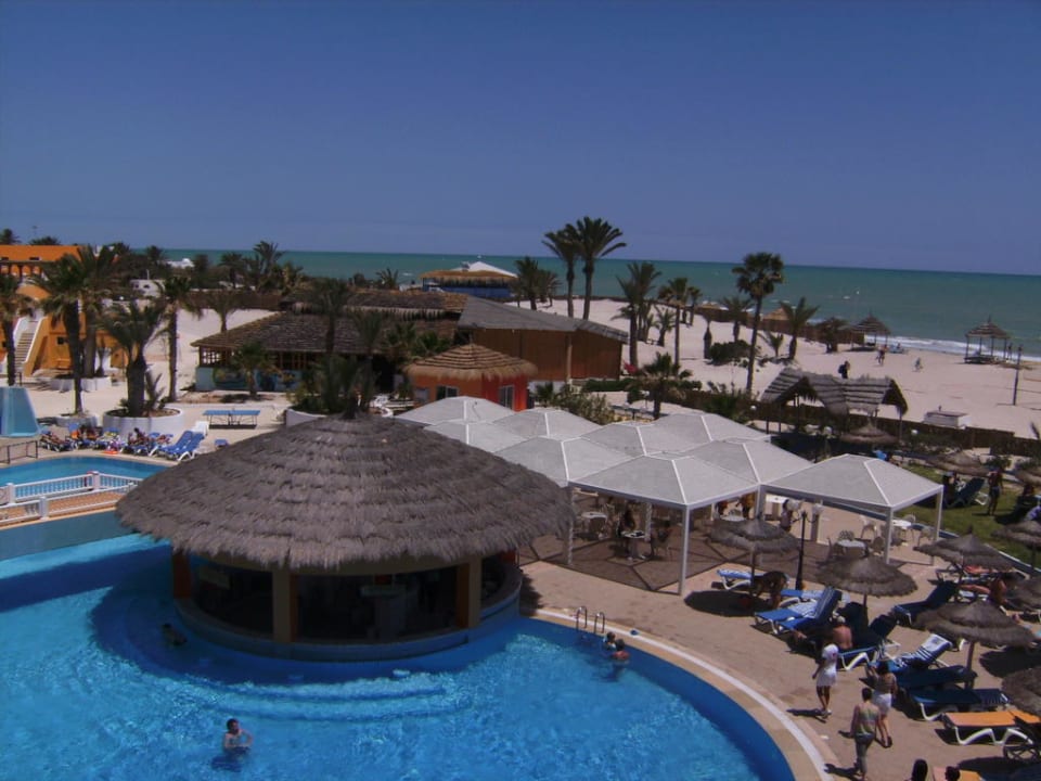 Pool mit Strand Caribbean World Thalasso Djerba