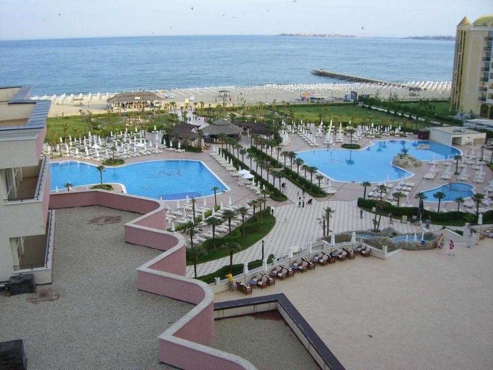 Blick aus dem Zimmer von der 8. Etage DIT Majestic Beach Resort