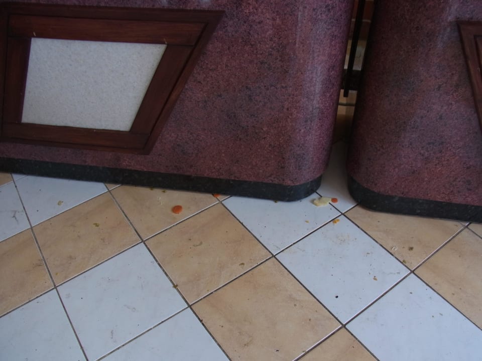 Boden im Speisesaal Club Acuario