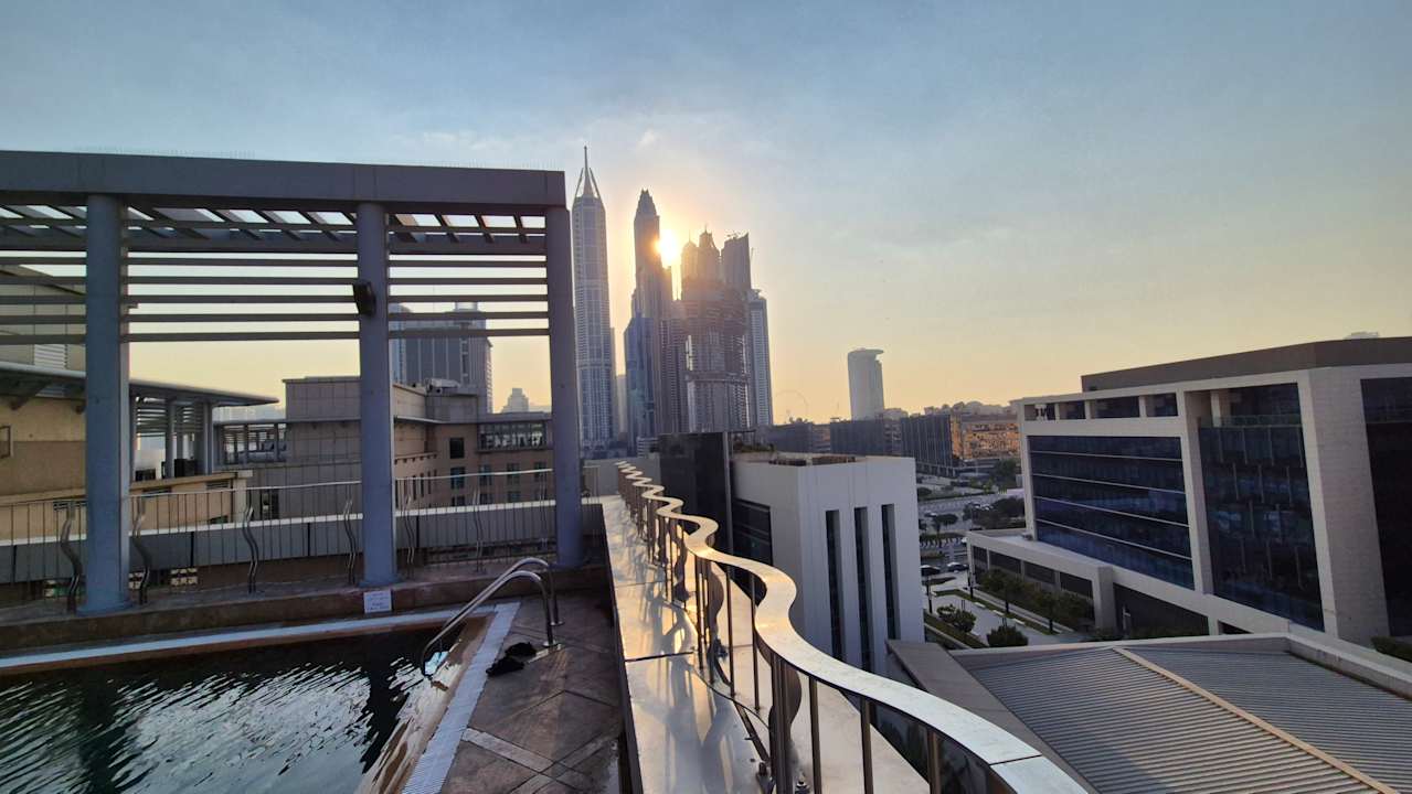 Ausblick Hotel Radisson Blu Dubai Media City