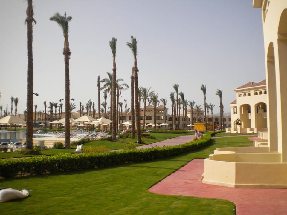 Blick von Terrasse Cleopatra Luxury Resort Makadi Bay