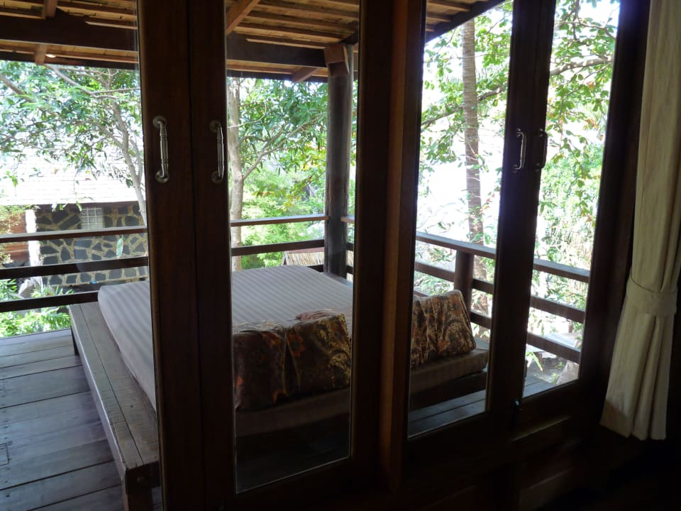 Blick auf den Balkon Sensi Paradise Beach Resort