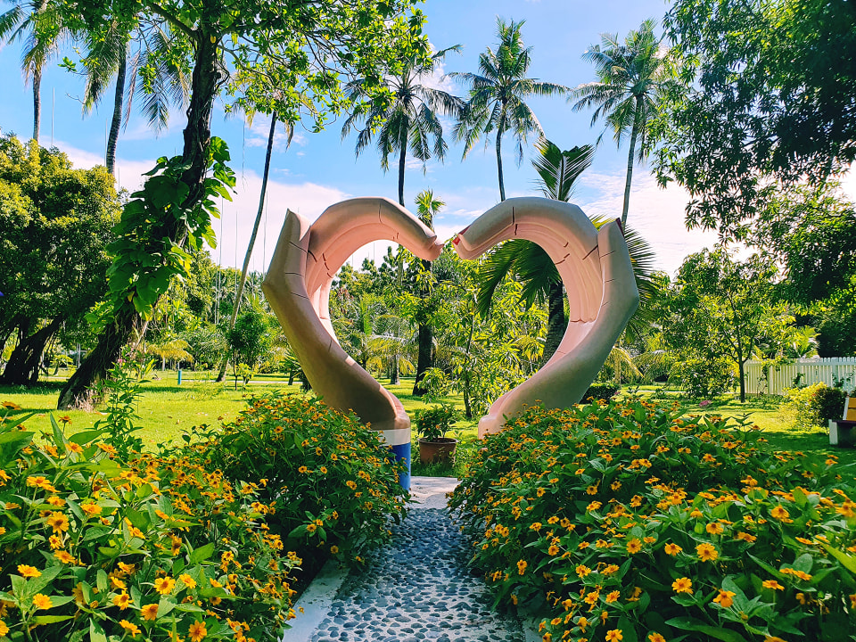 Gartenanlage Villa Park Sun Island