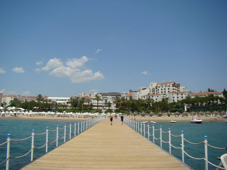 Ausblick auf die Hotelanlage vom Strand PALOMA Perissia