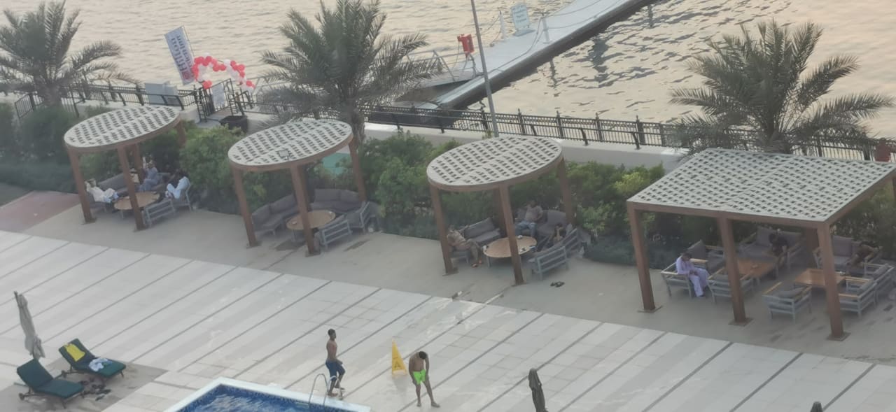 Ausblick Hilton Garden Inn Ras Al Khaimah