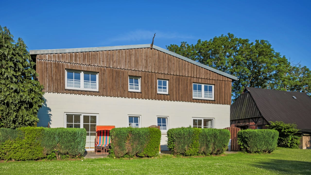 Außenansicht Hof zur Sonnenseite Fehmarn