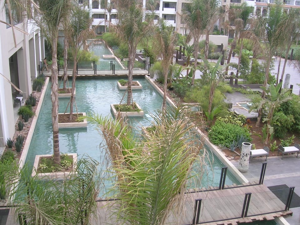 Poolanlage und Garten Hotel Riu Palace Tikida Agadir