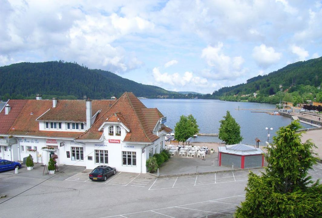 Blick aus dem Zimmer Hotel Beau Rivage