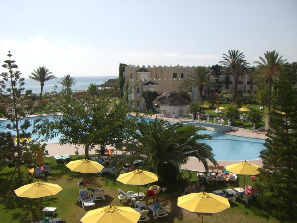 Blick vom Balkon Mahdia Beach & Aquapark