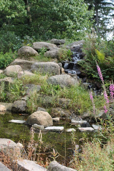 Wasserfall am Hotel Tannenpark