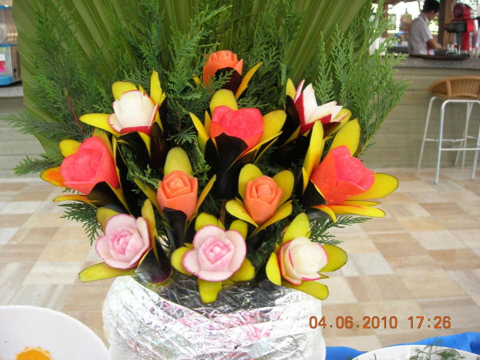 Deko aus Radieschen Hane Family Resort