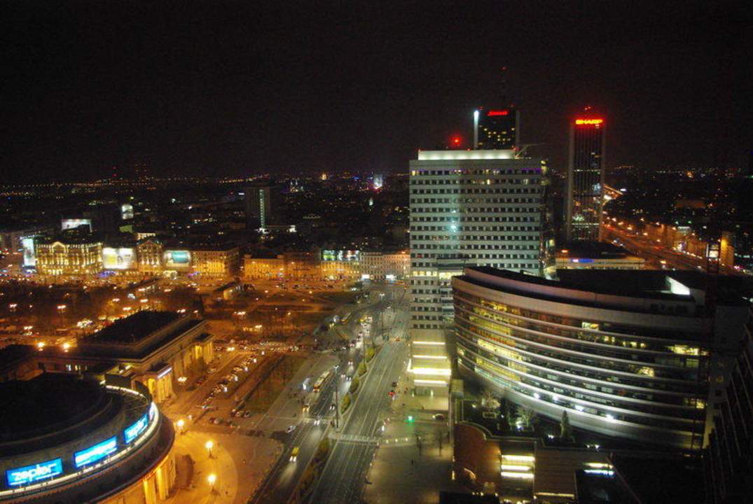 Widok z pokoju InterContinental Warszawa