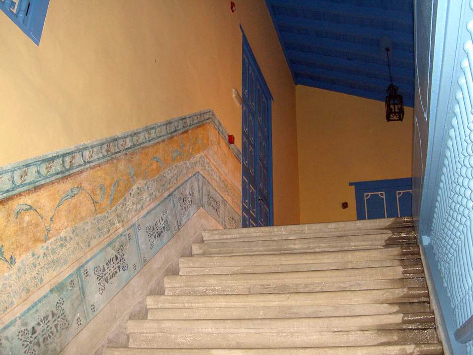 Treppenaufgang Hostal Beltran de Santa Cruz