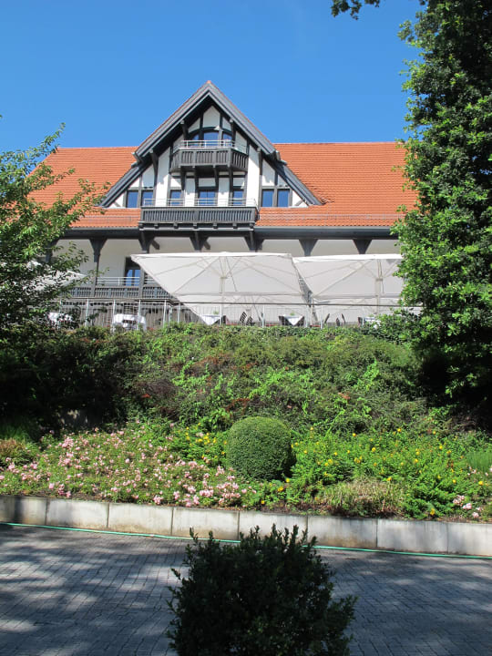 Ansicht vom privaten Parkplatz Hotel Esplanade Resort & Spa