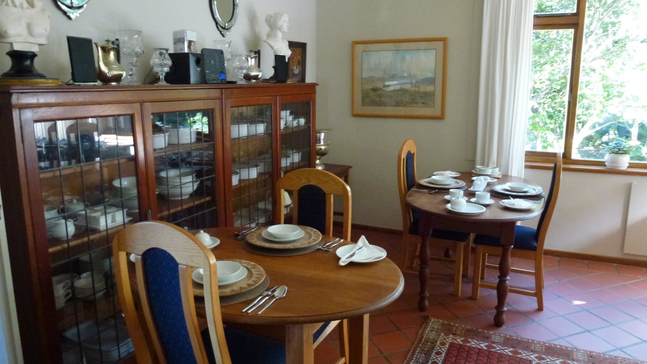 Frühstücksraum Wilderness Manor Guesthouse