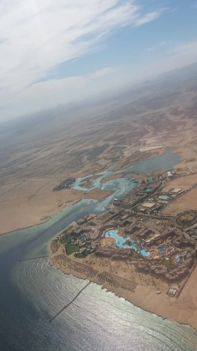 Anlage aus Flugzeug aufgenommen Marina Resort Port Ghalib, a member of Radisson Individuals