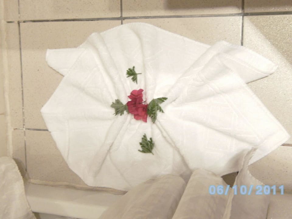 Zimmermädchen gaben sich immer Mühe! Hotel El Mouradi Port El Kantaoui