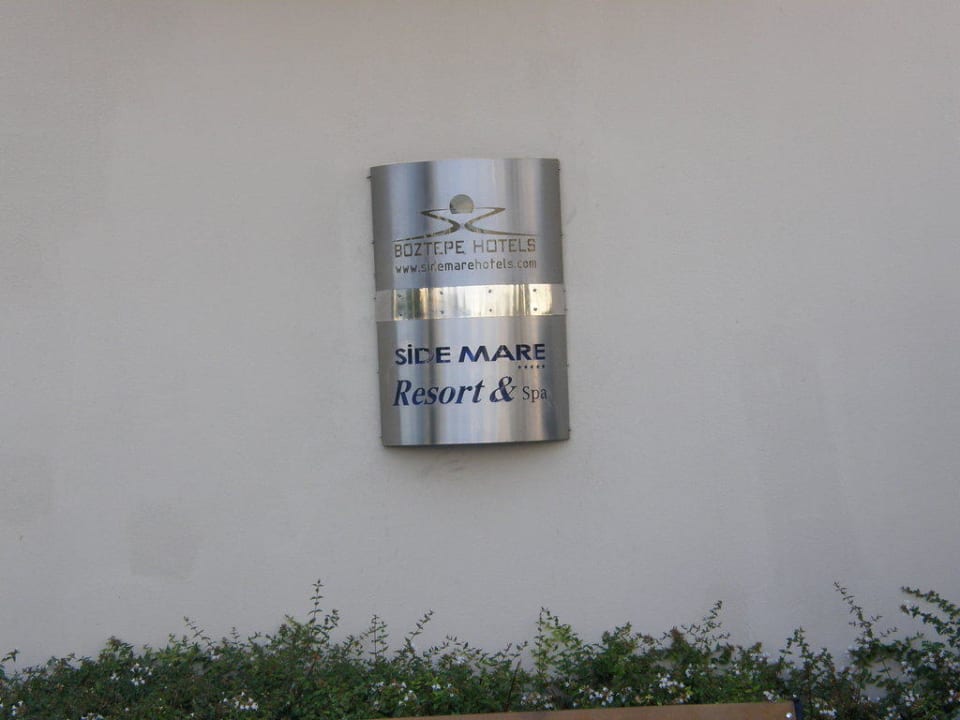 Eingangsschild vom Hotel Side Mare Resort & Spa