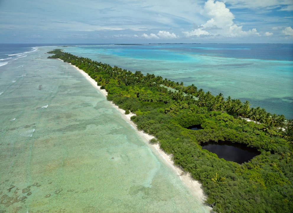 Außenansicht Canareef Resort Maldives