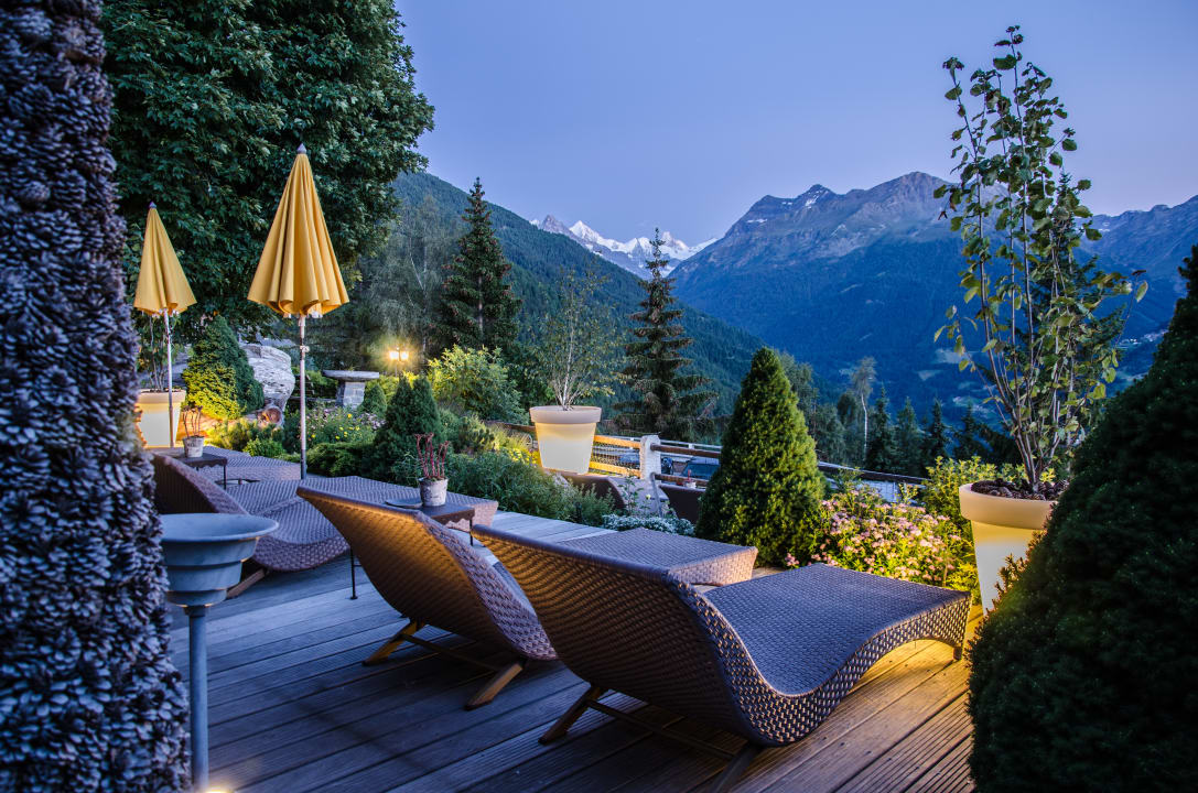 Ausblick Gd Hôtel Bella Tola & St-Luc
