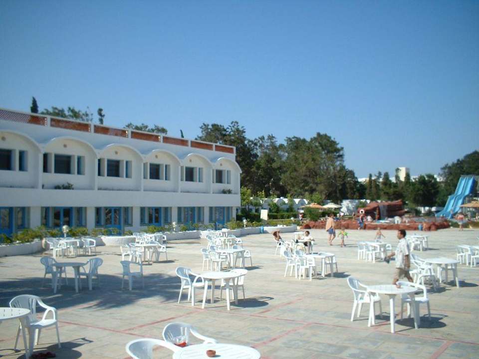Terrasse am Tag The Club Hammamet