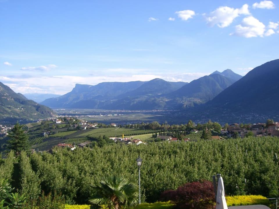 Blick vom Balkon Hotel Karin