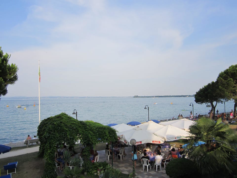 Blick von der Terrasse Hotel Ca' Serena