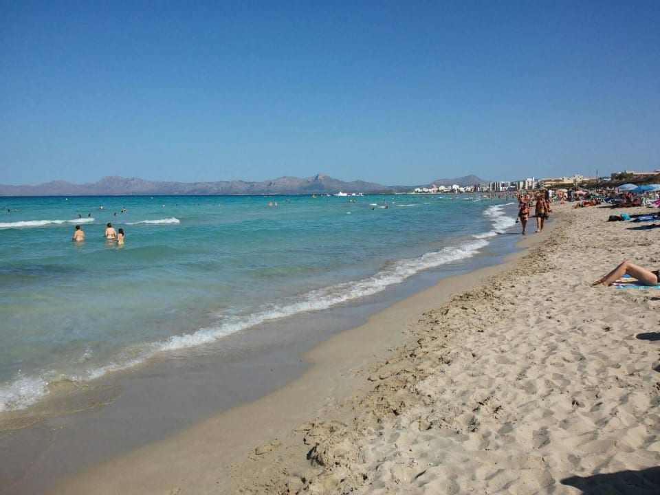 Strand 30 Meter von der Wohnung Ferienwohnung Carrer de les Aguiles