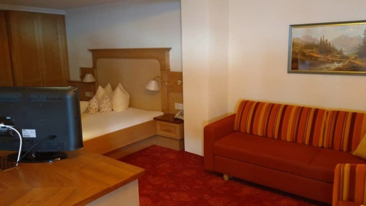 Od strony balkonu Hotel Alpvita Piz Tasna