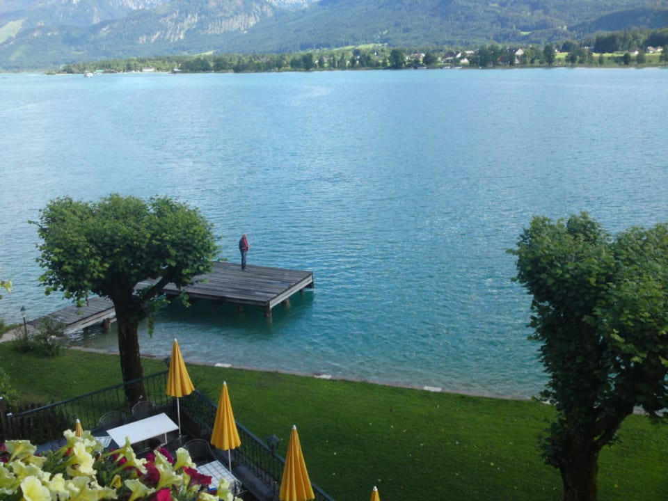 Blick von der Terrasse Gasthof Falkenstein