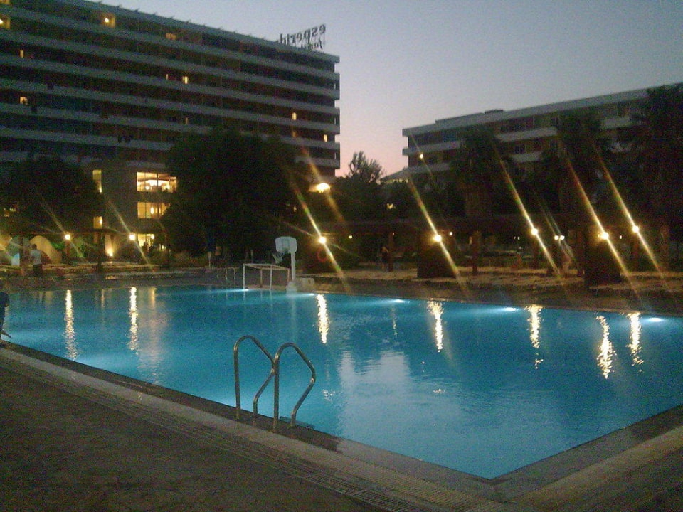 Pool by Night Esperides Beach Resort