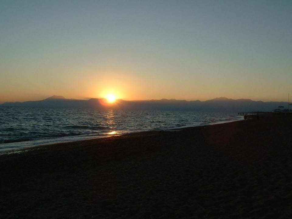 Sonnenuntergang am Strand von Belek (Kaya - Hotel) Kaya Belek Hotel