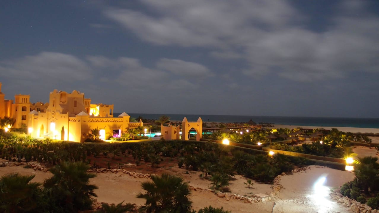 Hotelanlage vom Balkon aus Hotel Riu Touareg