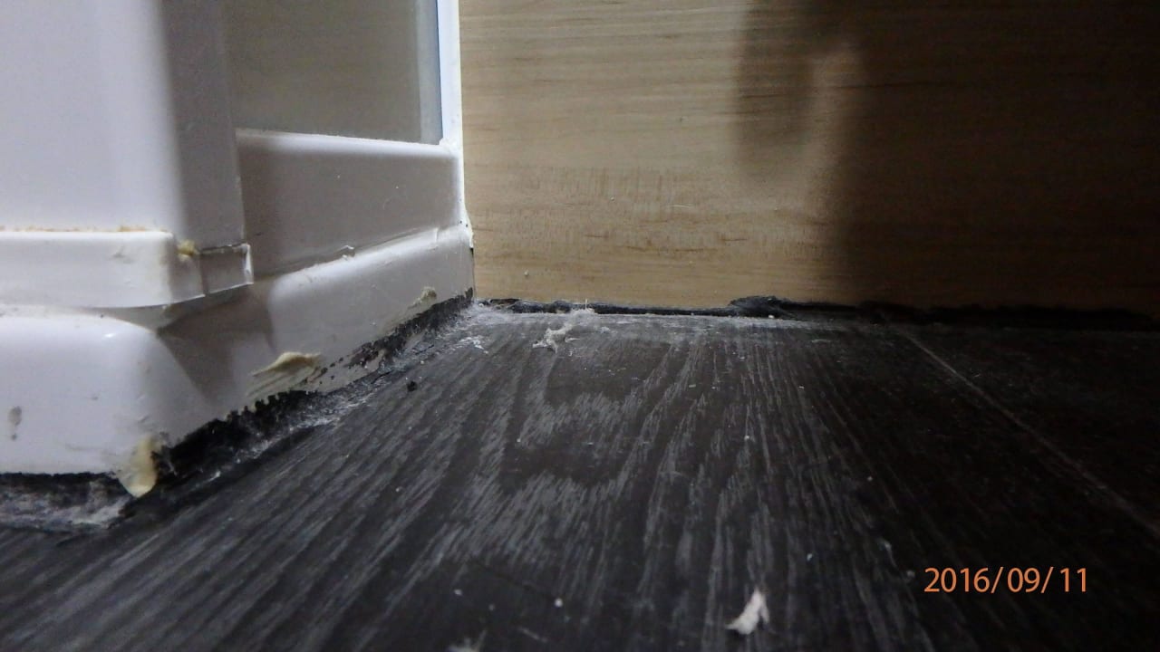 Verdrecktes Badezimmer Hotel Sole