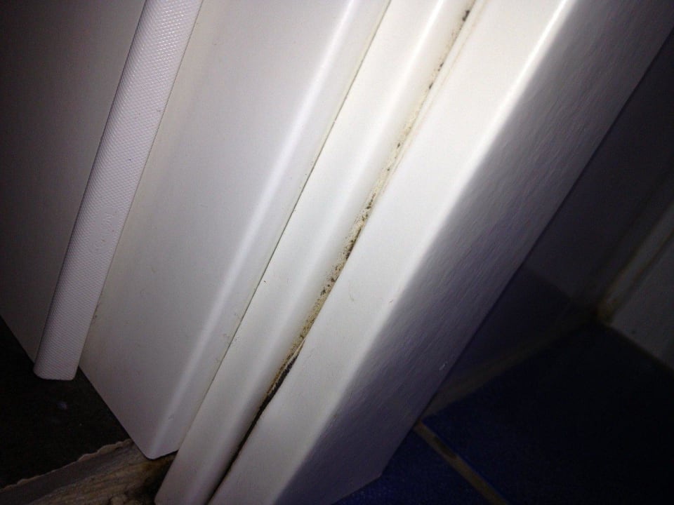 Angeblich duch uns beschädigt (duchs duschen) Bungalow Park Colibri