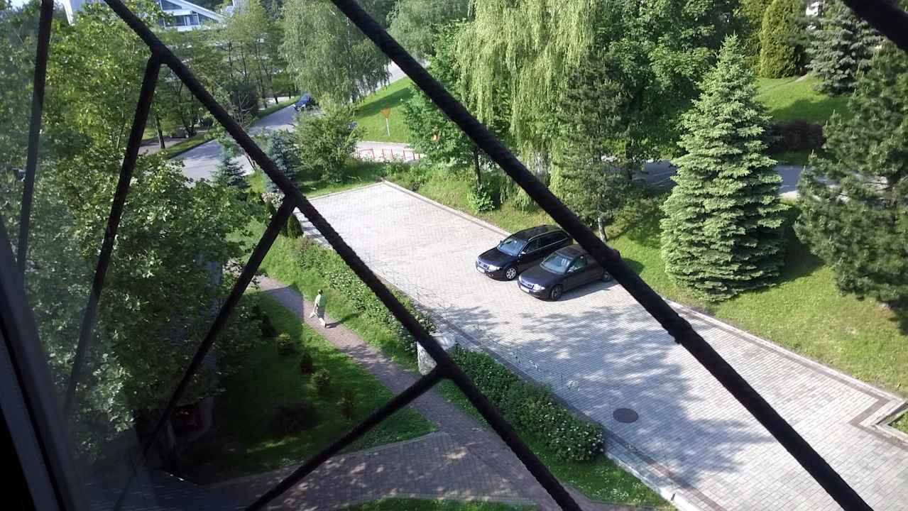 Vom Fenster aus Hotel Jaskólka