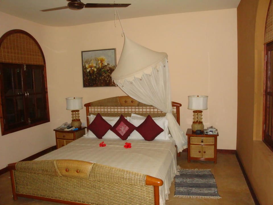 Schlafbereich der Juniorsuite (Zimmer 16) Castello Beach Hotel